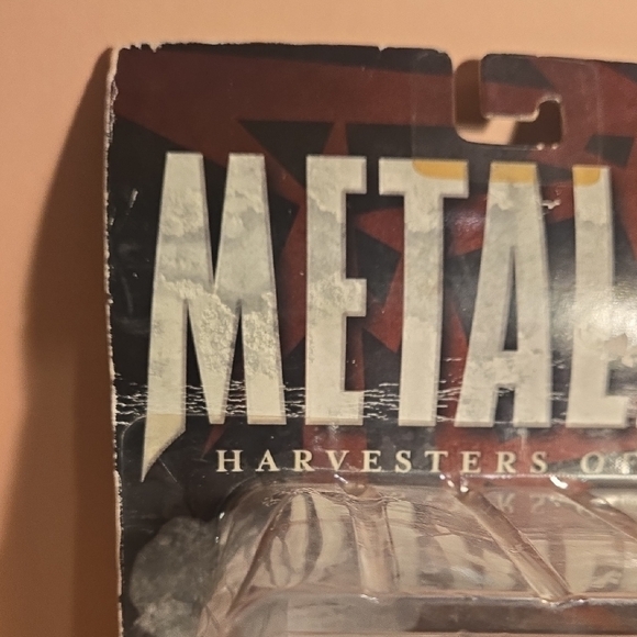 McFarlane Toys Metallica Harvesters of Sorrow Lars Ulrich Action Figure 2001 NIB - Picture 11 of 11